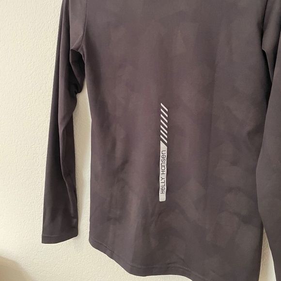 Helly Hansen Reflective Aspire Norviz Long Sleeve Running Top - Picture 4 of 4